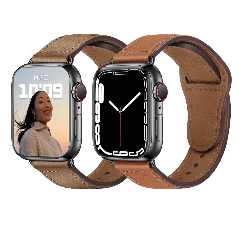 Retro strap for iwatch series 7 6 5 4 3 2 SE bands genuine leather loop for apple watch band 41mm 45mm 44mm 42mm 40mm 38mm, 24 colors
Retro strap for iwatch series 7 6 5 4 3 2 SE bands genuine leather loop for apple watch band 41mm 45mm 44mm 42mm 40mm 38mm, 24 colors