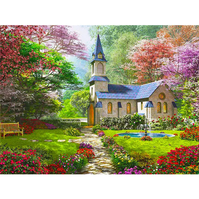 Huacan 5d Diamond Art Painting Kits Landscape Wholesale Diamond Mosaic Full House Modern Fashion
Huacan 5d Diamond Art Painting Kits Landscape Wholesale Diamond Mosaic Full House Modern Fashion
