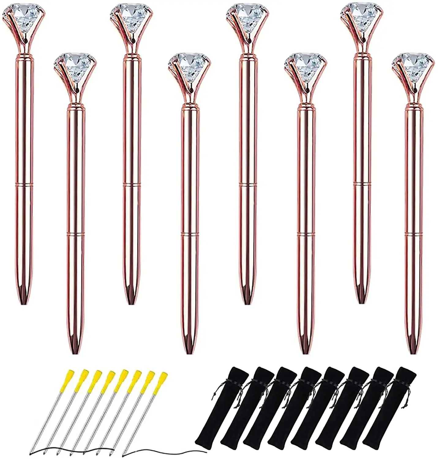 amazon hot selling Rose Gold Pen with Big Diamond wedding gifts ideas for bridesmaids
amazon hot selling Rose Gold Pen with Big Diamond wedding gifts ideas for bridesmaids