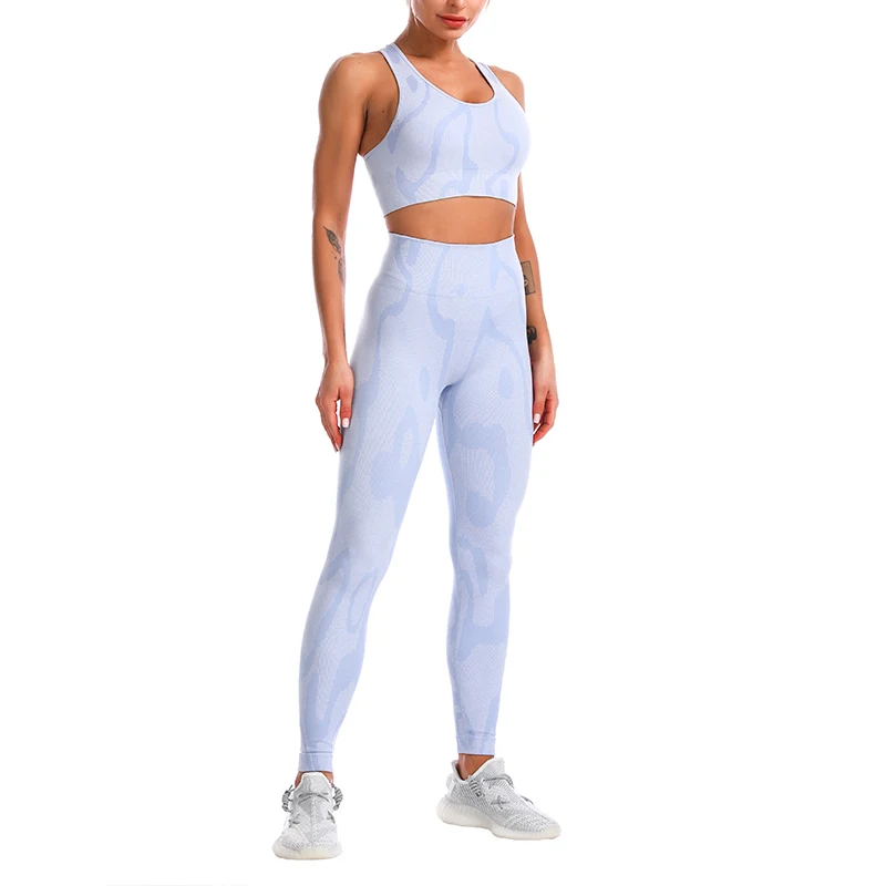 NEW Print Women Yoga Sets fitness sportswear Gym Clothing Track Suit High Waist gym leggings sexy sports suits 2021 yoga tops, Light blue/black/green
NEW Print Women Yoga Sets fitness sportswear Gym Clothing Track Suit High Waist gym leggings sexy sports suits 2021 yoga tops, Light blue/black/green