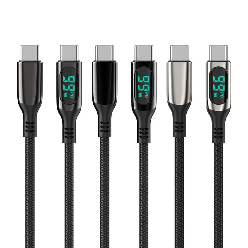 2021 NEW LED display PD 100W mobile phone cable Type c to Type cfast charging cable zinc alloy for mobile laptop, Black
2021 NEW LED display PD 100W mobile phone cable Type c to Type cfast charging cable zinc alloy for mobile laptop, Black