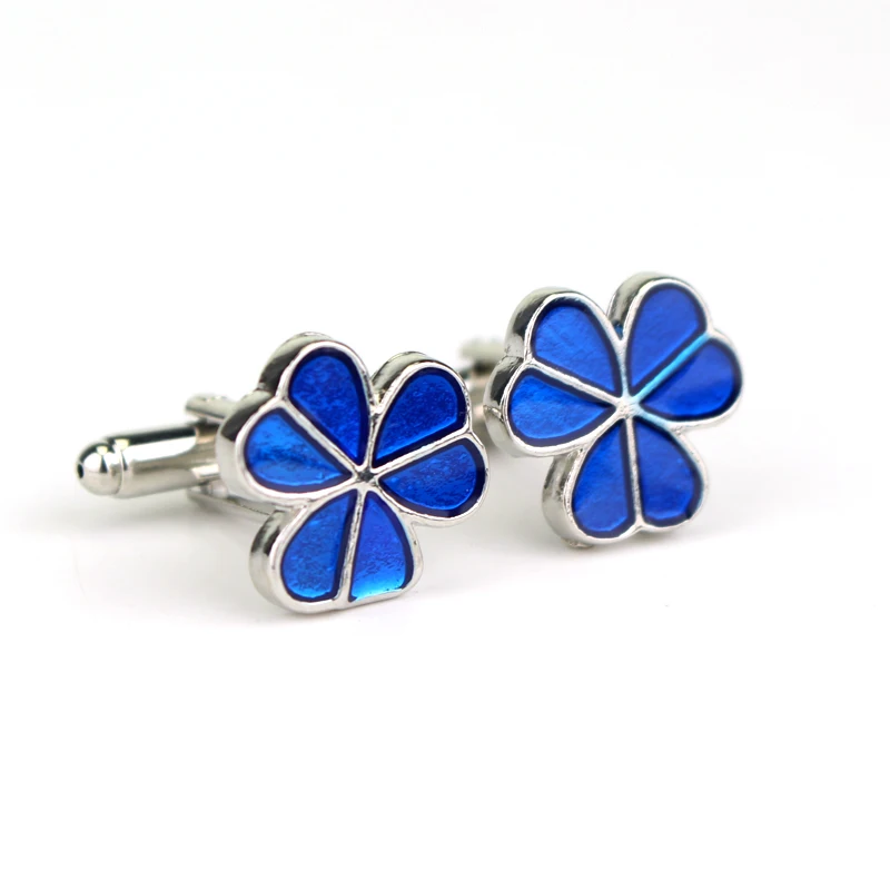 Blue enamel Clover cufflinks French shirt cufflinks Buttons Wedding guests High Quality Cuff Links best Gift For boyfriend, Silver color
Blue enamel Clover cufflinks French shirt cufflinks Buttons Wedding guests High Quality Cuff Links best Gift For boyfriend, Silver color