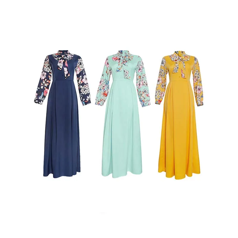 2021 Africa New Plus Size Bow Lace-Up Long Sleeve Casual Floral Swing Maxi Dresses For Women, Picture color
2021 Africa New Plus Size Bow Lace-Up Long Sleeve Casual Floral Swing Maxi Dresses For Women, Picture color