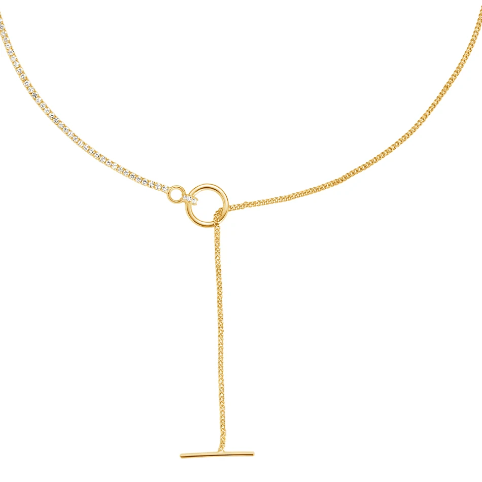 silver manufacturing company 925 Sterling Silver T Shape Tennis Necklace 18K Gold Plated Cuban Chain Toggle Necklace
silver manufacturing company 925 Sterling Silver T Shape Tennis Necklace 18K Gold Plated Cuban Chain Toggle Necklace