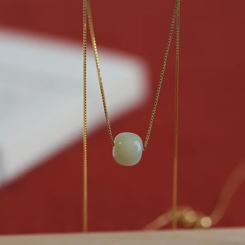 Minimalist jade necklace gold plated 925 sterling silver natural jade necklace good fortune jade necklace jewelry pendant
Minimalist jade necklace gold plated 925 sterling silver natural jade necklace good fortune jade necklace jewelry pendant