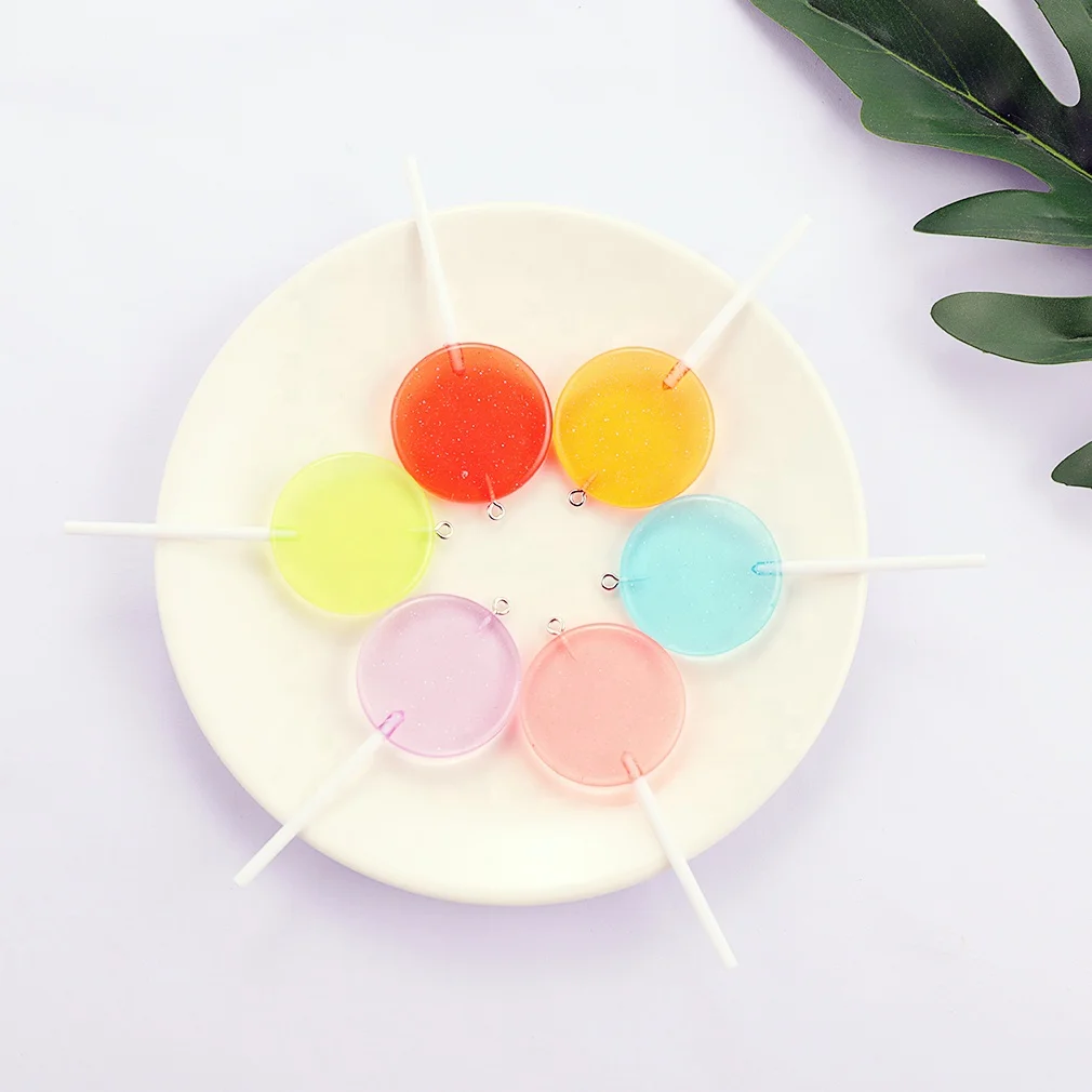 Wholesale color transparent resin circular lollipop charms for necklace DIY Earrings bracelet Jewelry Accessories charms, Picture
Wholesale color transparent resin circular lollipop charms for necklace DIY Earrings bracelet Jewelry Accessories charms, Picture