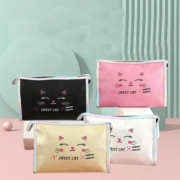 Top Selling Cute Sweet Cat Portable Cosmetic Bag Waterproof PU Make Up Bag Small Pouch Cosmetics Bags, As pictures
Top Selling Cute Sweet Cat Portable Cosmetic Bag Waterproof PU Make Up Bag Small Pouch Cosmetics Bags, As pictures