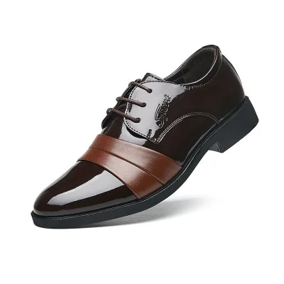 A064 Luxury Business Leather Shoes Men Breathable Oxford Formal Dress Shoes Male Office Wedding Flats Work Footwear for Sale, Black brown
A064 Luxury Business Leather Shoes Men Breathable Oxford Formal Dress Shoes Male Office Wedding Flats Work Footwear for Sale, Black brown