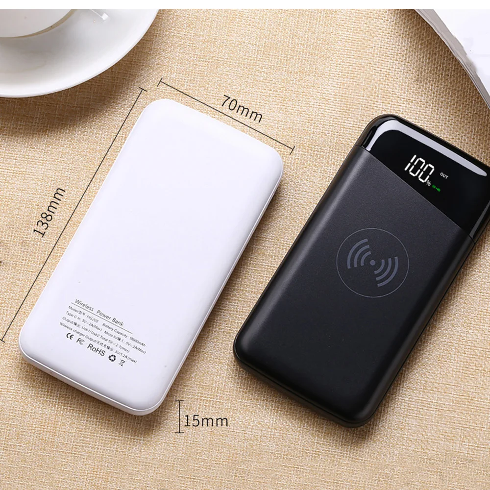 comfortable wireless charger power bank fast charging with 20000mah - ANKUX.COM