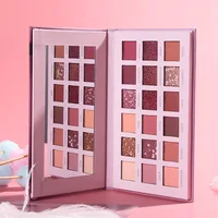 

Wholesale Low MOQ Private Label New Nude Oem Loose High Pigment Cardboard 18pcs Makeup Eyeshadow Palette