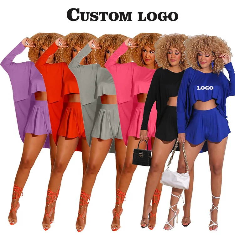 New Clothes Summer 2021 Bat Sleeve Sexy Fashion Casual Loose Bat Top Shorts Suit Two Piece Short Sets Women
New Clothes Summer 2021 Bat Sleeve Sexy Fashion Casual Loose Bat Top Shorts Suit Two Piece Short Sets Women