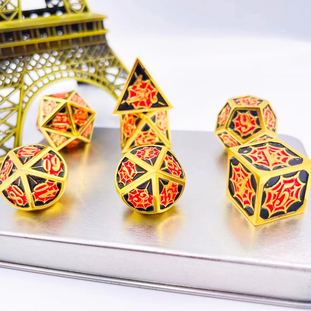 Best Price Superior Quality Luxury Personalized Toy In Game Party Metal Dice Set Metal dice that change color with temperature, Purple with silver number
Best Price Superior Quality Luxury Personalized Toy In Game Party Metal Dice Set Metal dice that change color with temperature, Purple with silver number