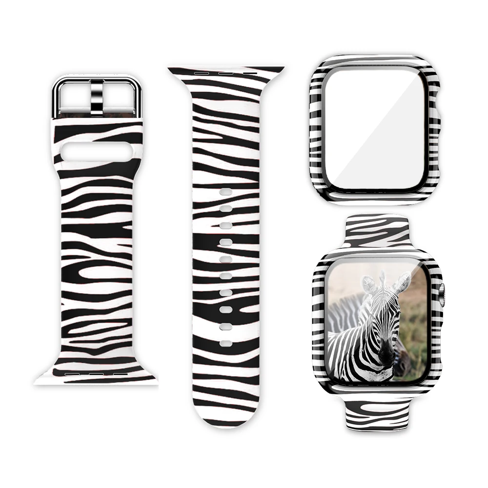 Custom Printed Silicone Strap For Apple Watch Band Watch Case 2 IN 1 Sets 40MM 44MM 
Custom Printed Silicone Strap For Apple Watch Band Watch Case 2 IN 1 Sets 40MM 44MM