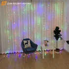 Decoration Diwali Blue Icicle Light Set Ceremony Events Indoor Decoration