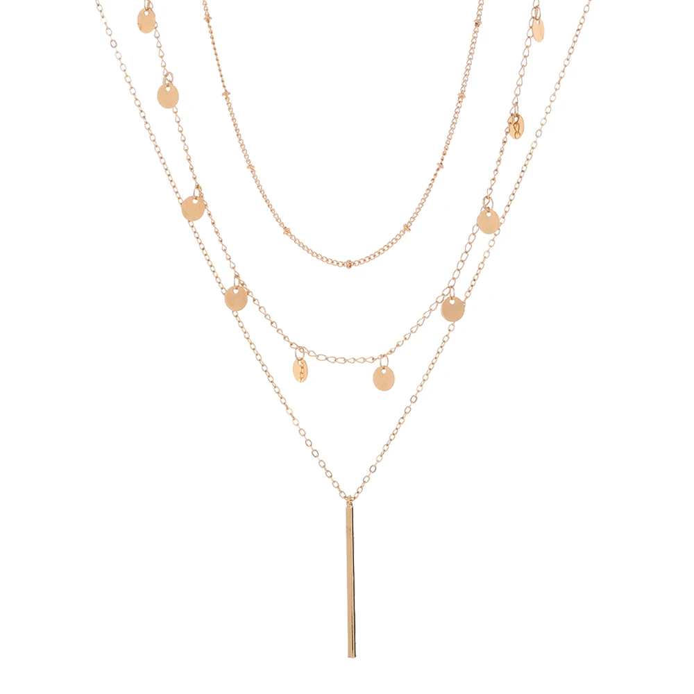 Bohemian Gold Link Chain Layered Diamond Moon Necklace Jewelry Handmade Circle Star Charm Long Bar Pendant Necklace Women
Bohemian Gold Link Chain Layered Diamond Moon Necklace Jewelry Handmade Circle Star Charm Long Bar Pendant Necklace Women