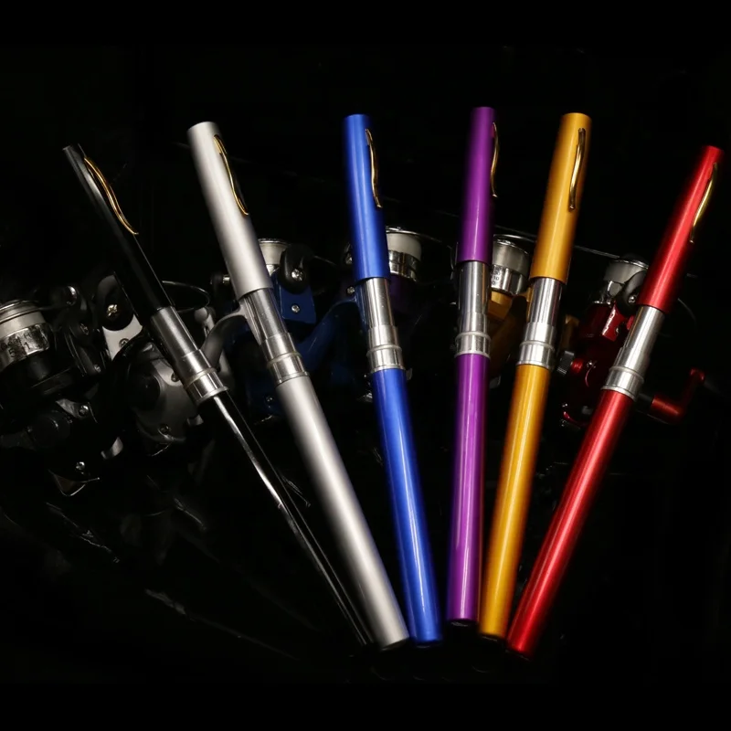 Portable Pocket Telescopic Mini Fishing Pen telescopic pocket pen fishing rod, Black, red, blue, yellow, purple, silver
Portable Pocket Telescopic Mini Fishing Pen telescopic pocket pen fishing rod, Black, red, blue, yellow, purple, silver