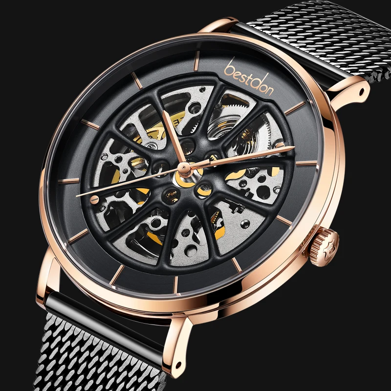 2021 new design watch with visible mechanism waterproof automatic mechanical movement car wheel watch
2021 new design watch with visible mechanism waterproof automatic mechanical movement car wheel watch