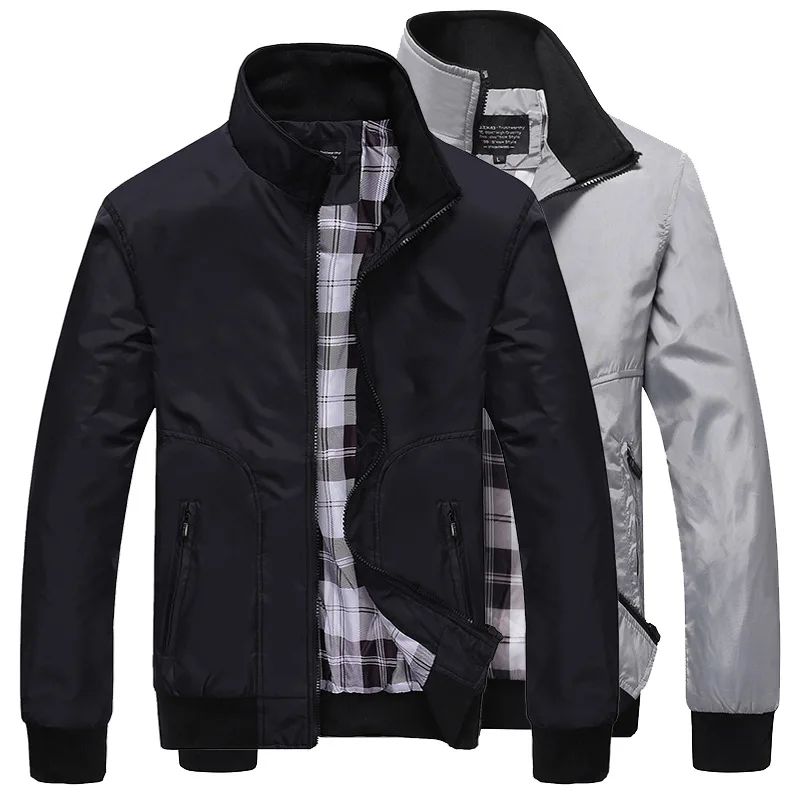 Wholesale Men Casual Jacket Outdoor Sportswear Windbreaker Jacket Men Bomber Stand Collar Business Jacket
Wholesale Men Casual Jacket Outdoor Sportswear Windbreaker Jacket Men Bomber Stand Collar Business Jacket