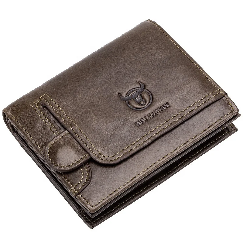 High Quality Men Vintage Wallets Top Skin Cow Leather Multifunction Coin Purse Bullcaptain Genuine Leather Wallet
High Quality Men Vintage Wallets Top Skin Cow Leather Multifunction Coin Purse Bullcaptain Genuine Leather Wallet