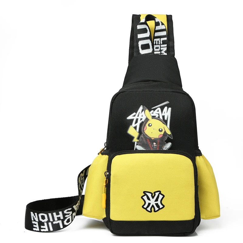 2020 new design outdoor cartoon print casual chest pack cute messenger bag, Yellow
2020 new design outdoor cartoon print casual chest pack cute messenger bag, Yellow