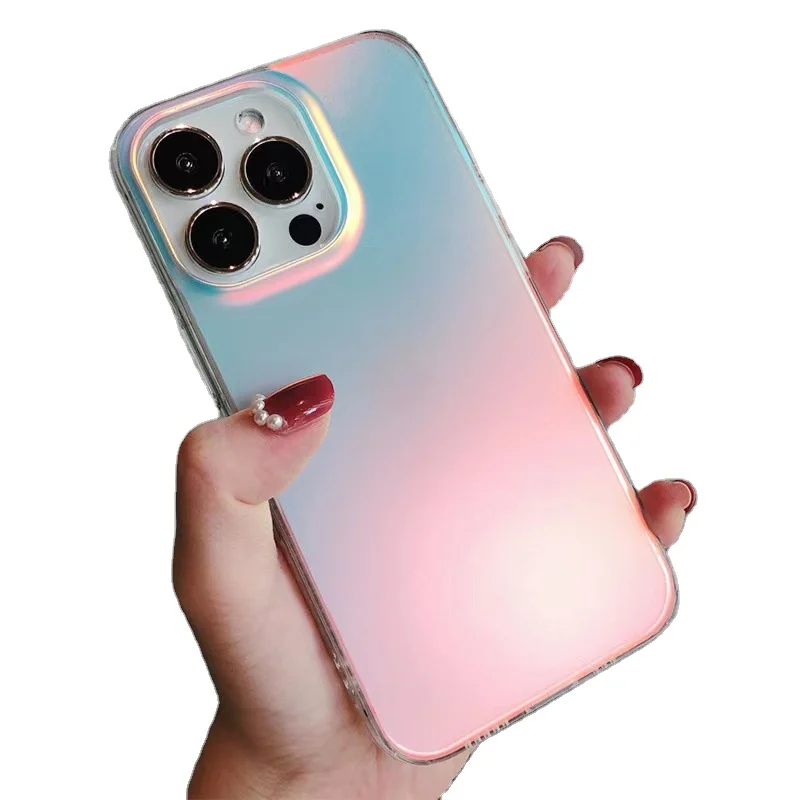 Luxury Frame Rainbow Gradient Laser Phone Case For iphone 11 12 13 Pro Max 7 8 Plus Colorful Glitter Mobile Phone Accessories
Luxury Frame Rainbow Gradient Laser Phone Case For iphone 11 12 13 Pro Max 7 8 Plus Colorful Glitter Mobile Phone Accessories