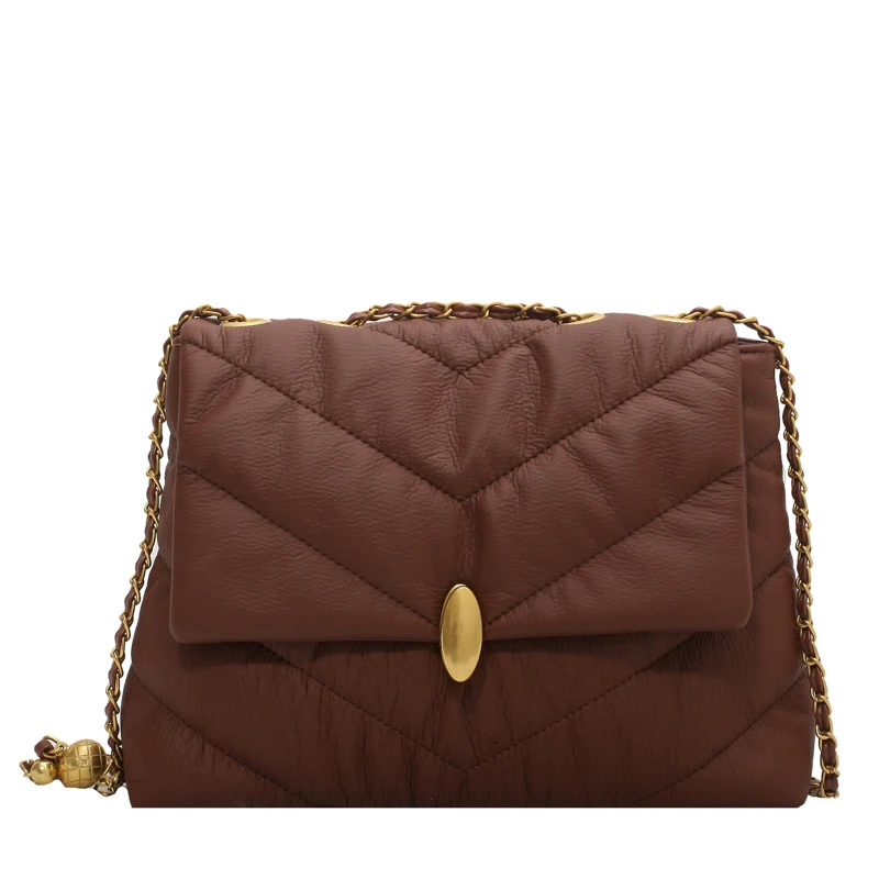 High Quality sac a main Custom Leather Bag Luxury Vintage Chain Crossbody Shoulder Bag, Mutil-color
High Quality sac a main Custom Leather Bag Luxury Vintage Chain Crossbody Shoulder Bag, Mutil-color