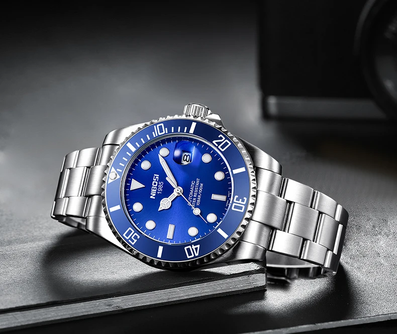 Nibosi 2395 automatic men's mechanical watch luminous calendar steel strap watch dropshipping
Nibosi 2395 automatic men's mechanical watch luminous calendar steel strap watch dropshipping