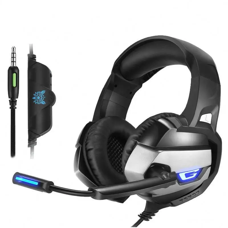 Best 3D Stereo Headphones Gamer Noise canceling wired Volume Control K5 Over Ear Headset, Blue, silver
Best 3D Stereo Headphones Gamer Noise canceling wired Volume Control K5 Over Ear Headset, Blue, silver