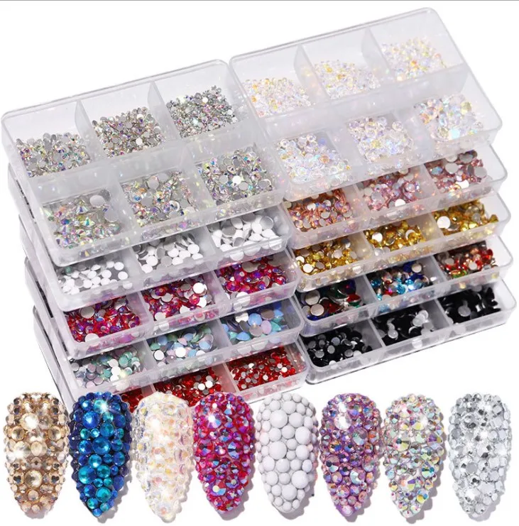 2021 nail stones 3168pcs Multi-size Crystal AB 3d Manicure Nail Art Accessories Nail Rhinestones Decorations
2021 nail stones 3168pcs Multi-size Crystal AB 3d Manicure Nail Art Accessories Nail Rhinestones Decorations