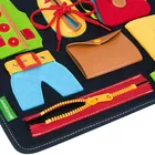 Educational Toys Basic Skills Activity Board Felt Busy Board Fine Motor Skills Educational Learning Toys