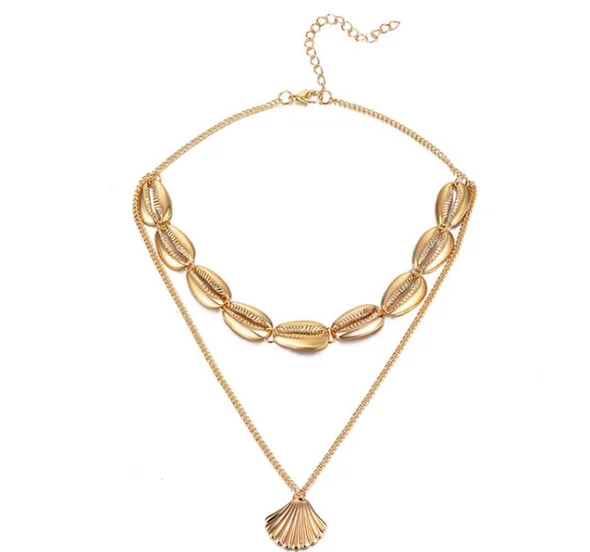 New Fashion Wholesale Summer Bohemian Multilayer boho hot alloy gold silver Conch seashell pendant necklace, As picture or customized
New Fashion Wholesale Summer Bohemian Multilayer boho hot alloy gold silver Conch seashell pendant necklace, As picture or customized