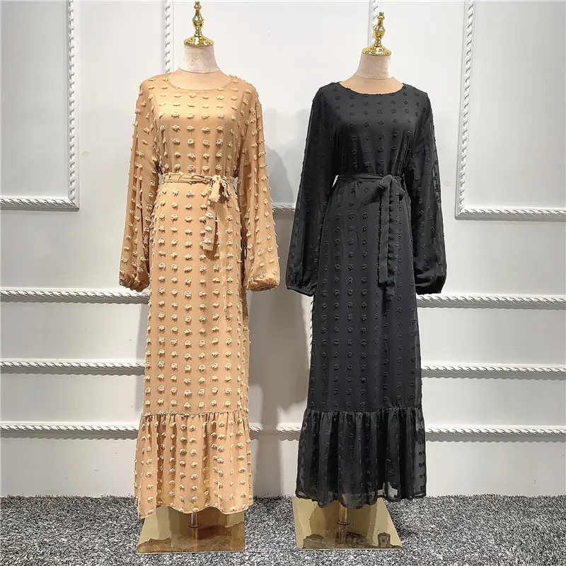 2019 new arrival excellent quality women maxi dress with 3D fabric dots, muslim kimono dress with 3D fabric dots for lady, Black ,kakhi
2019 new arrival excellent quality women maxi dress with 3D fabric dots, muslim kimono dress with 3D fabric dots for lady, Black ,kakhi