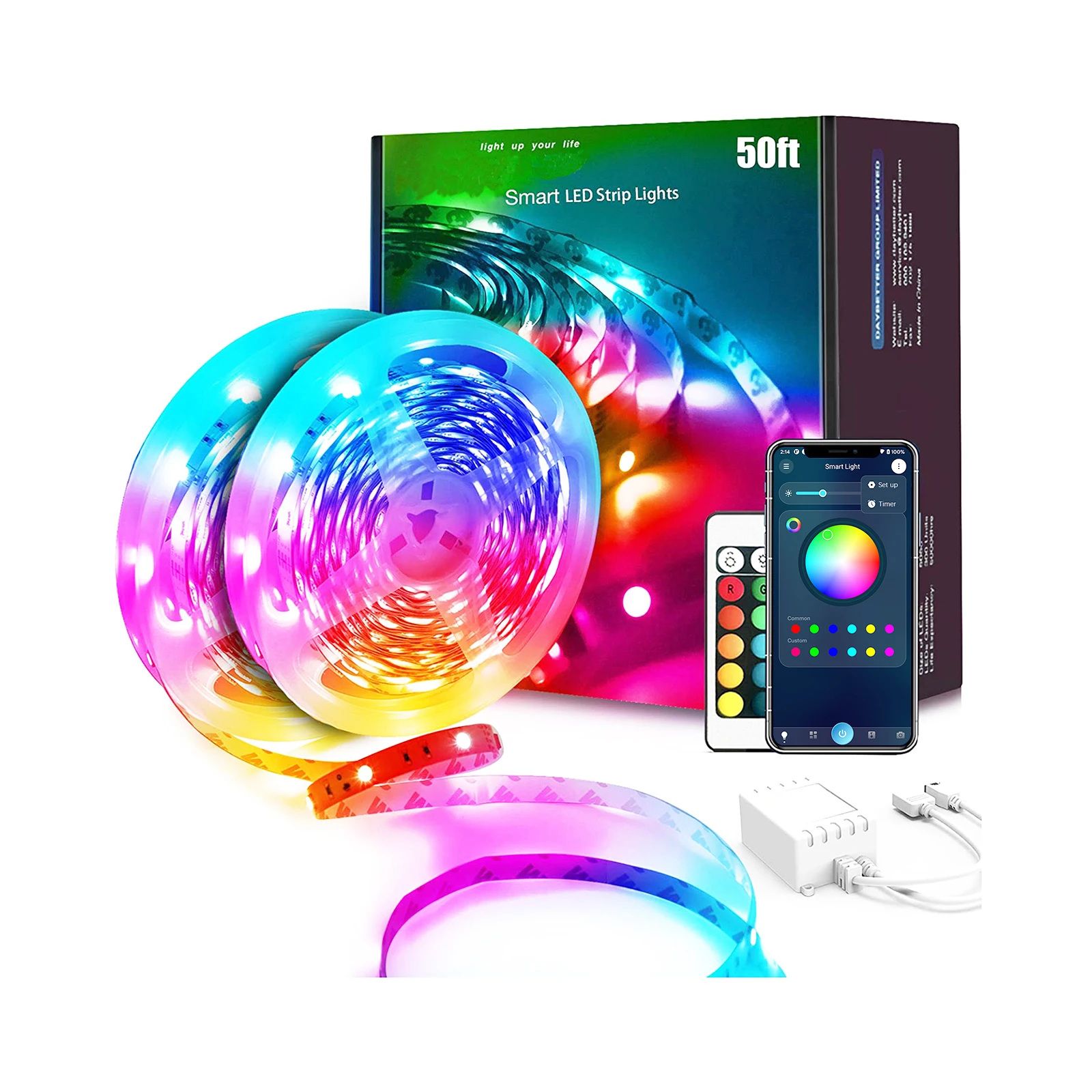 12V 15M 5050 RGB Fita APP Control Music Sync Custom Color Decoration for Club Smart LED Lights Strip
12V 15M 5050 RGB Fita APP Control Music Sync Custom Color Decoration for Club Smart LED Lights Strip