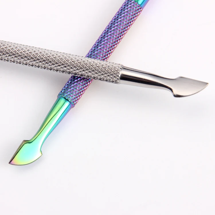 The Factory Produces Nail Art Tools 8 Colors Stainless Steel Nail Pusher Remover Tools
The Factory Produces Nail Art Tools 8 Colors Stainless Steel Nail Pusher Remover Tools