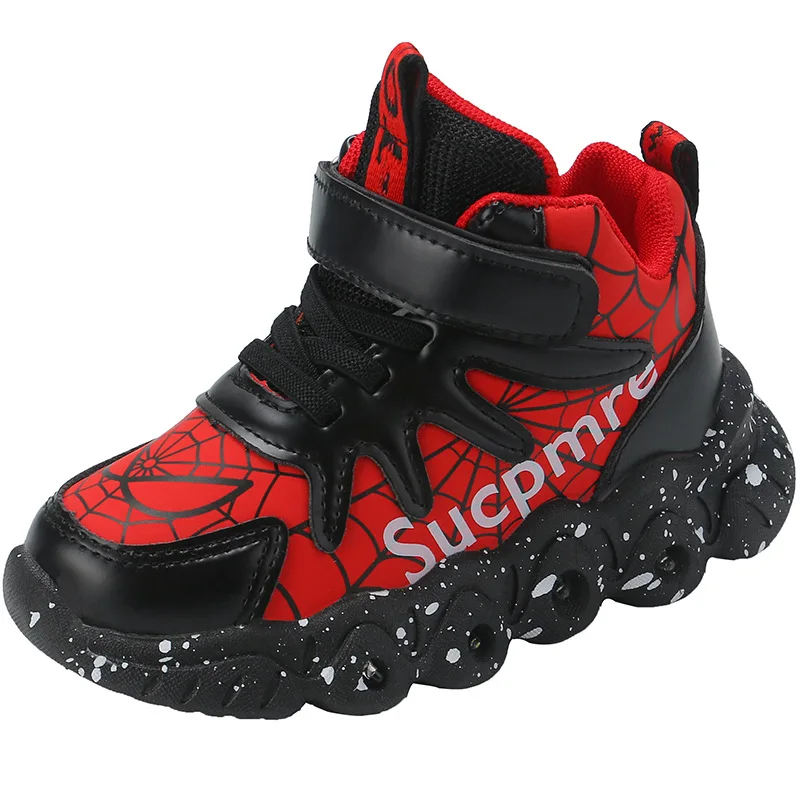 High Quality Spiderman Kids Sneakers Second Hand Low Price Lightweight Korean Wholesale Knitted Winter Children Shoes
High Quality Spiderman Kids Sneakers Second Hand Low Price Lightweight Korean Wholesale Knitted Winter Children Shoes
