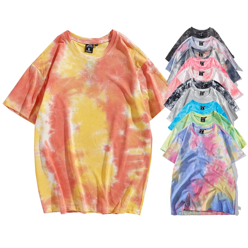 2021 Fashion Unisex Cotton Streetwear T Shirt Printing Tie Dye Short Sleeve Men's T shirts
2021 Fashion Unisex Cotton Streetwear T Shirt Printing Tie Dye Short Sleeve Men's T shirts