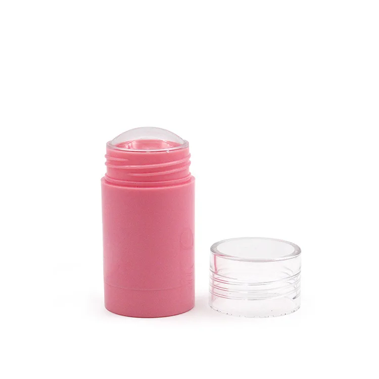 15g 30g 50g 75g cylinder shape plastic push up matte deodorant stick container