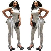 C92235 Women two piece pants set bodycon women clothing sleeveless sexy women clothing wholesale boutique clothing 2020
C92235 Women two piece pants set bodycon women clothing sleeveless sexy women clothing wholesale boutique clothing 2020