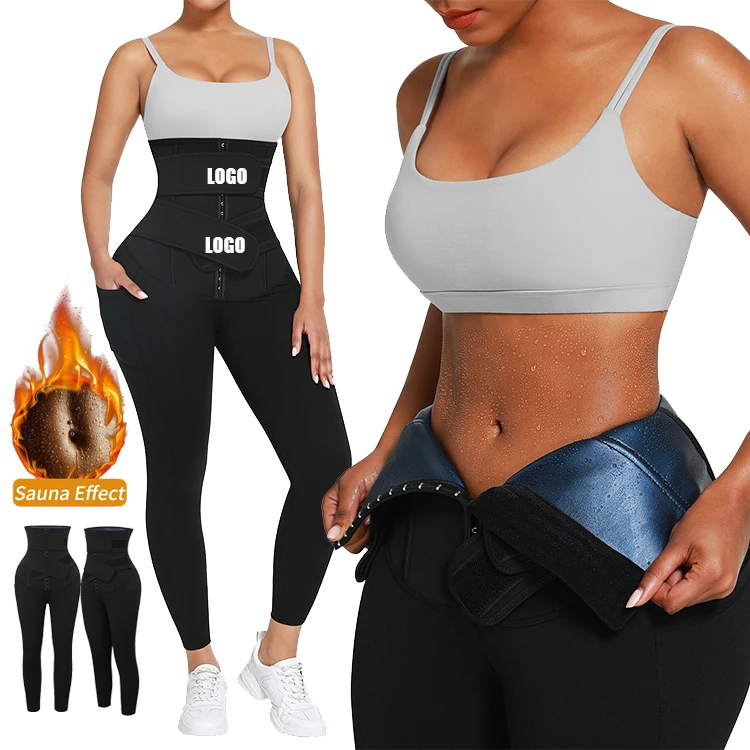 New Design Neoprene Sauna Pants 2 In 1 Waist Trainer Body Shaper Tummy Control Corset Leggings Waist Trainer Leggings
New Design Neoprene Sauna Pants 2 In 1 Waist Trainer Body Shaper Tummy Control Corset Leggings Waist Trainer Leggings