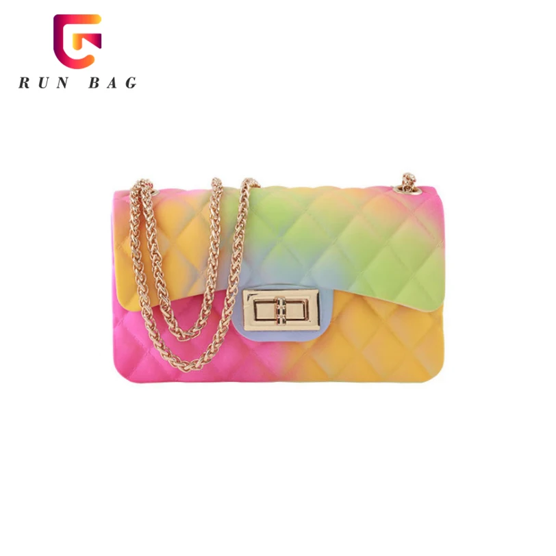 Summer Women Gradient Candy Colorful PVC Shoulder Messenger Crossbody Handbag Jelly Purse
Summer Women Gradient Candy Colorful PVC Shoulder Messenger Crossbody Handbag Jelly Purse