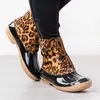 /product-detail/rts-women-duck-boots-leopard-tie-up-ankle-shoes-pu-low-moq-fall-and-winter-waterproof-boots-62389875119.html