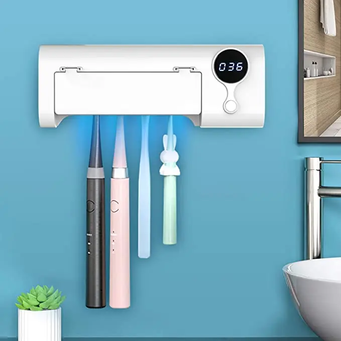 Rechargeable Toothbrush Organizers for Bathroom, Wall Mounted Automatic Cleaner Toothbrush Holder for Electronic Toothbrush
Rechargeable Toothbrush Organizers for Bathroom, Wall Mounted Automatic Cleaner Toothbrush Holder for Electronic Toothbrush