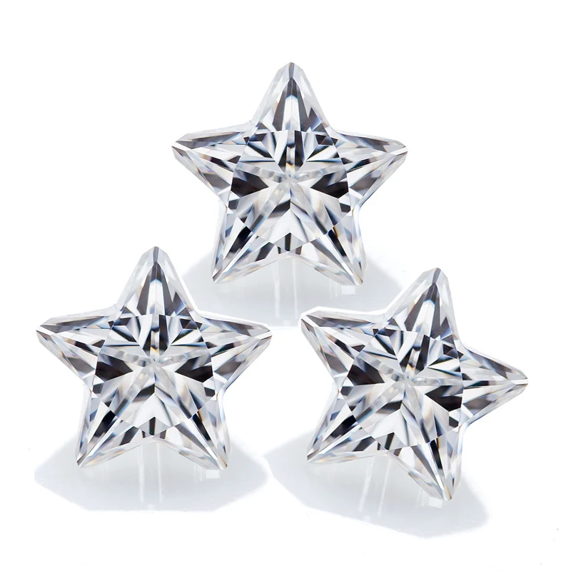 Thriving Gems loose moissanite diamond fancy cut star cut moissanite for jewelry, White color
Thriving Gems loose moissanite diamond fancy cut star cut moissanite for jewelry, White color