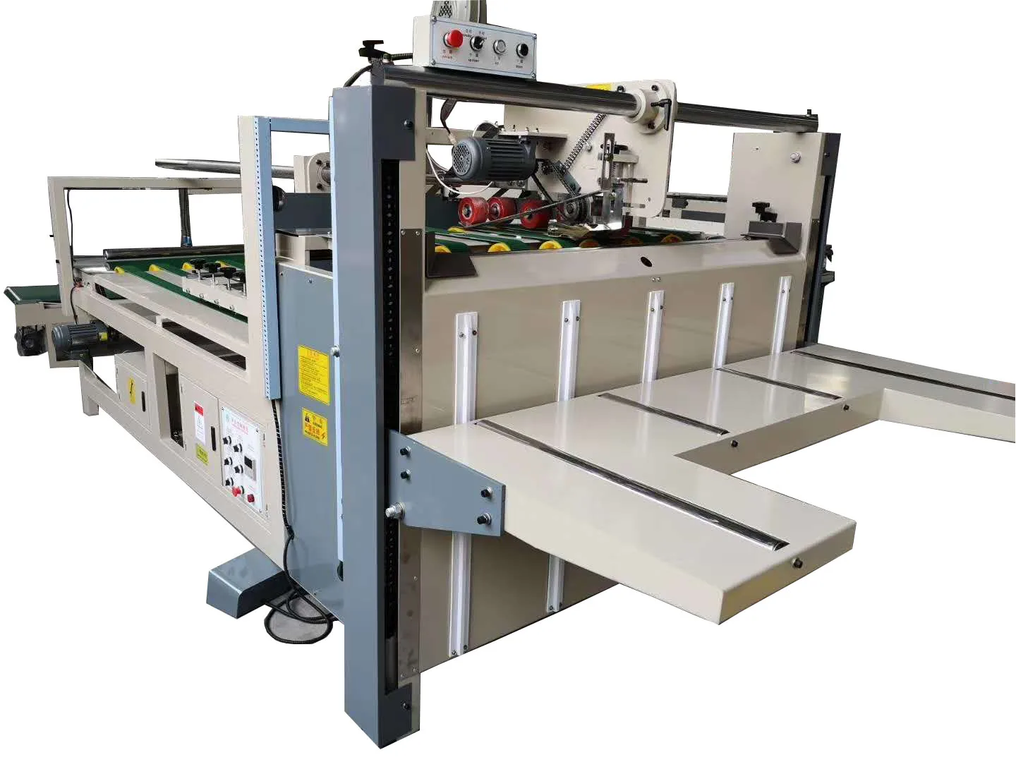 Dongguang semi-auto corrugated paperboard stitching machine