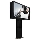 three side rotating advertising scrolling billboards system