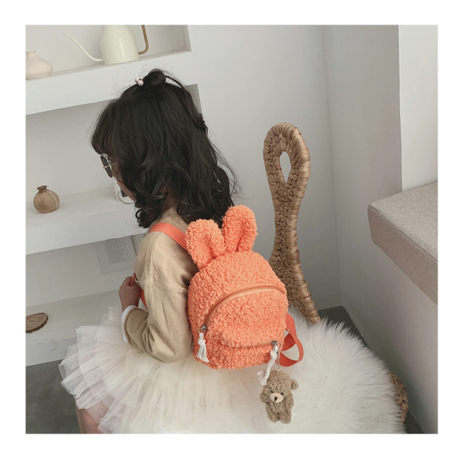 Customized Lovely Kindergarten Fashion Rabbit Toddler School Bags Cute Fleece Toy Gifts Backpack For Boys And Girls
Customized Lovely Kindergarten Fashion Rabbit Toddler School Bags Cute Fleece Toy Gifts Backpack For Boys And Girls