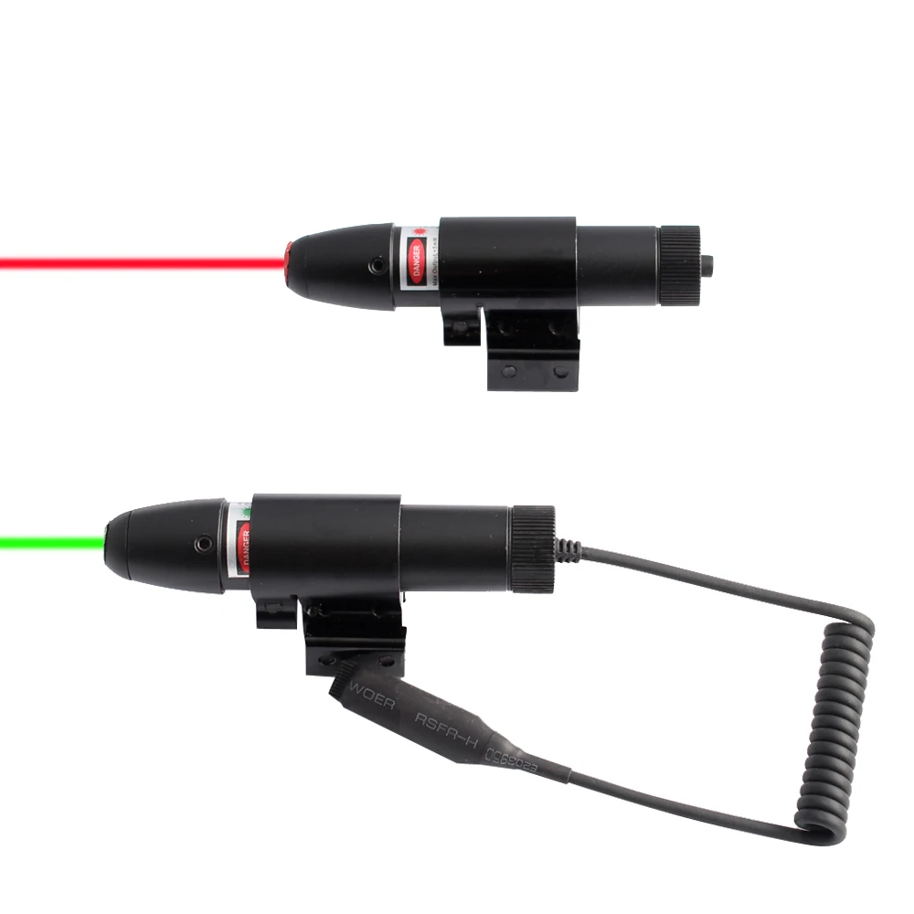 

Red&Green Dot Laser Sight W/Barrel 11mm/20mm Mount/Rail Hunting Airsoft Guns Laser Sight