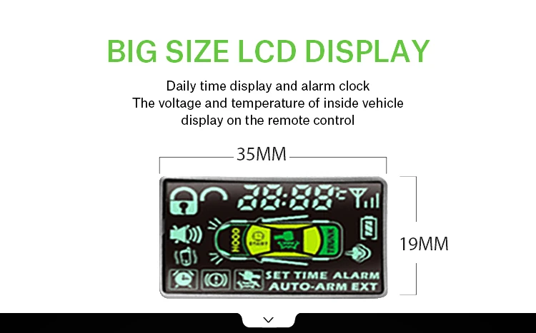 LoRa technology two way led indicator lights keyless entry car alarm system - ANKUX.COM