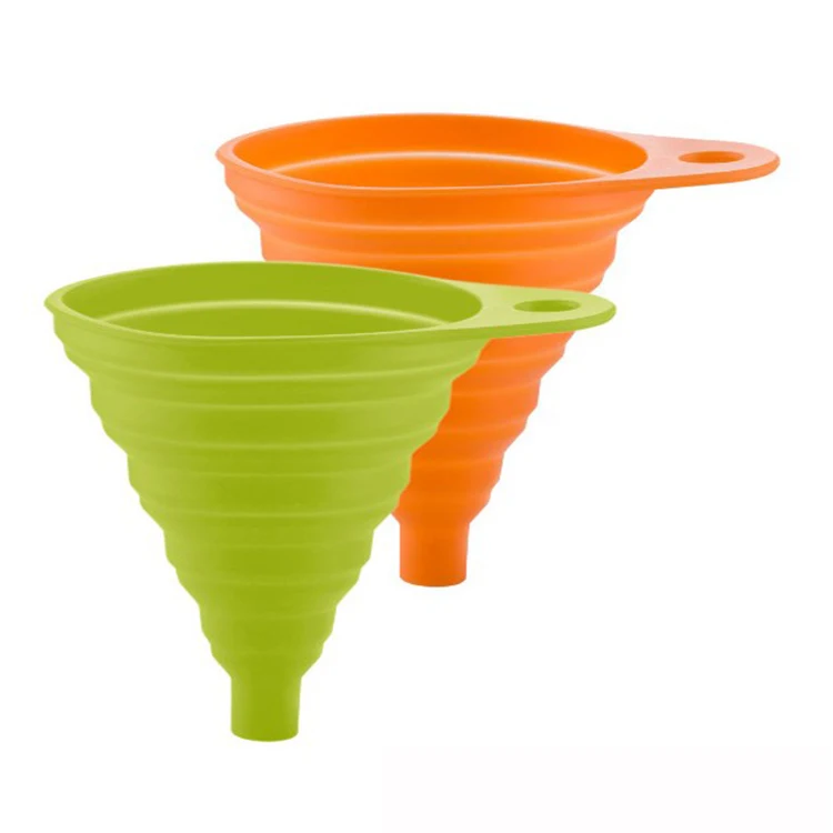 Portable Folding Colorful Trumpet Long Neck Silicone Funnel, Green/orange/pink/blue/yellow/black
Portable Folding Colorful Trumpet Long Neck Silicone Funnel, Green/orange/pink/blue/yellow/black
