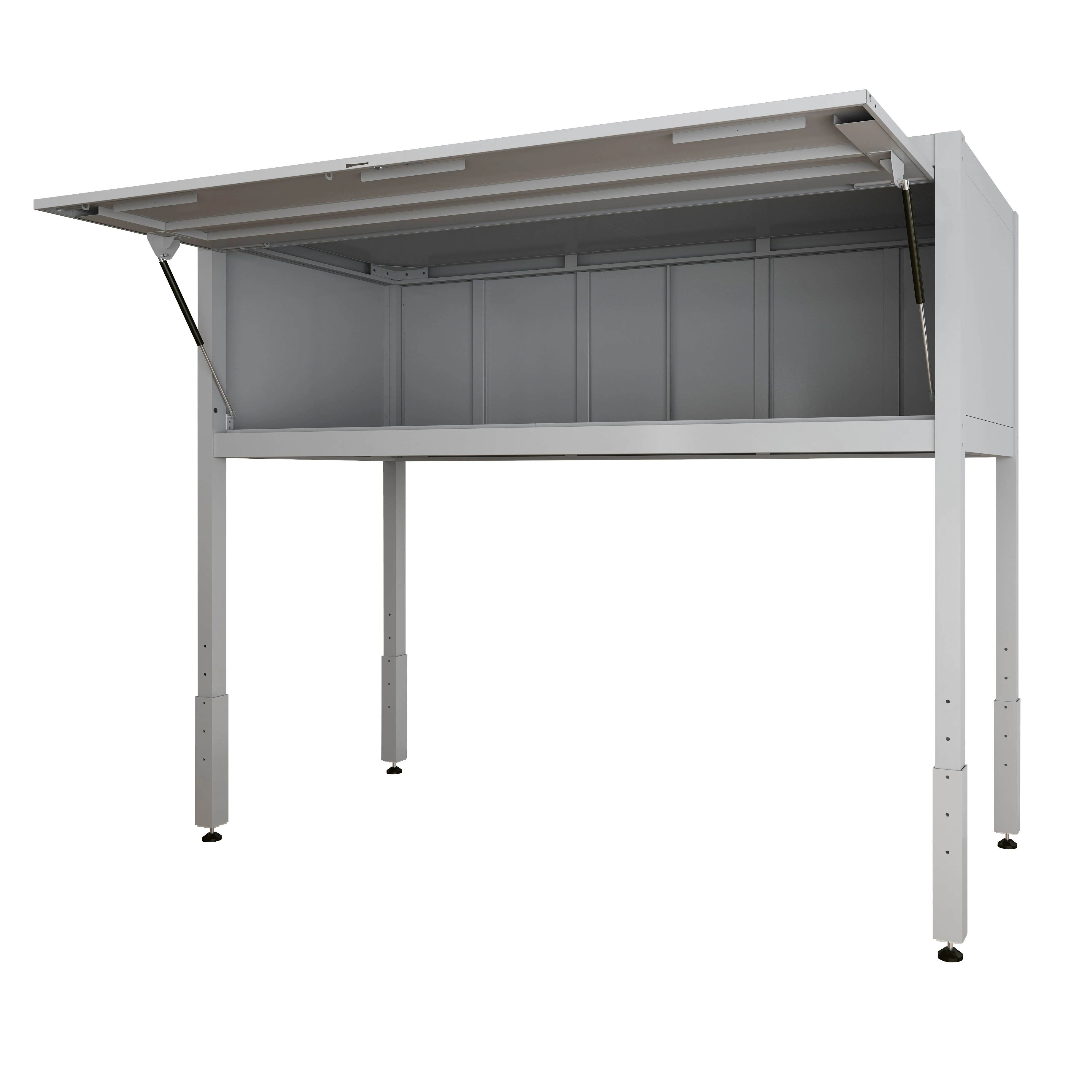 European Metal Garage Steel Tool Storage cabinet Over Car Bonnet Cabinet/Parking Place Bicycle Locker
